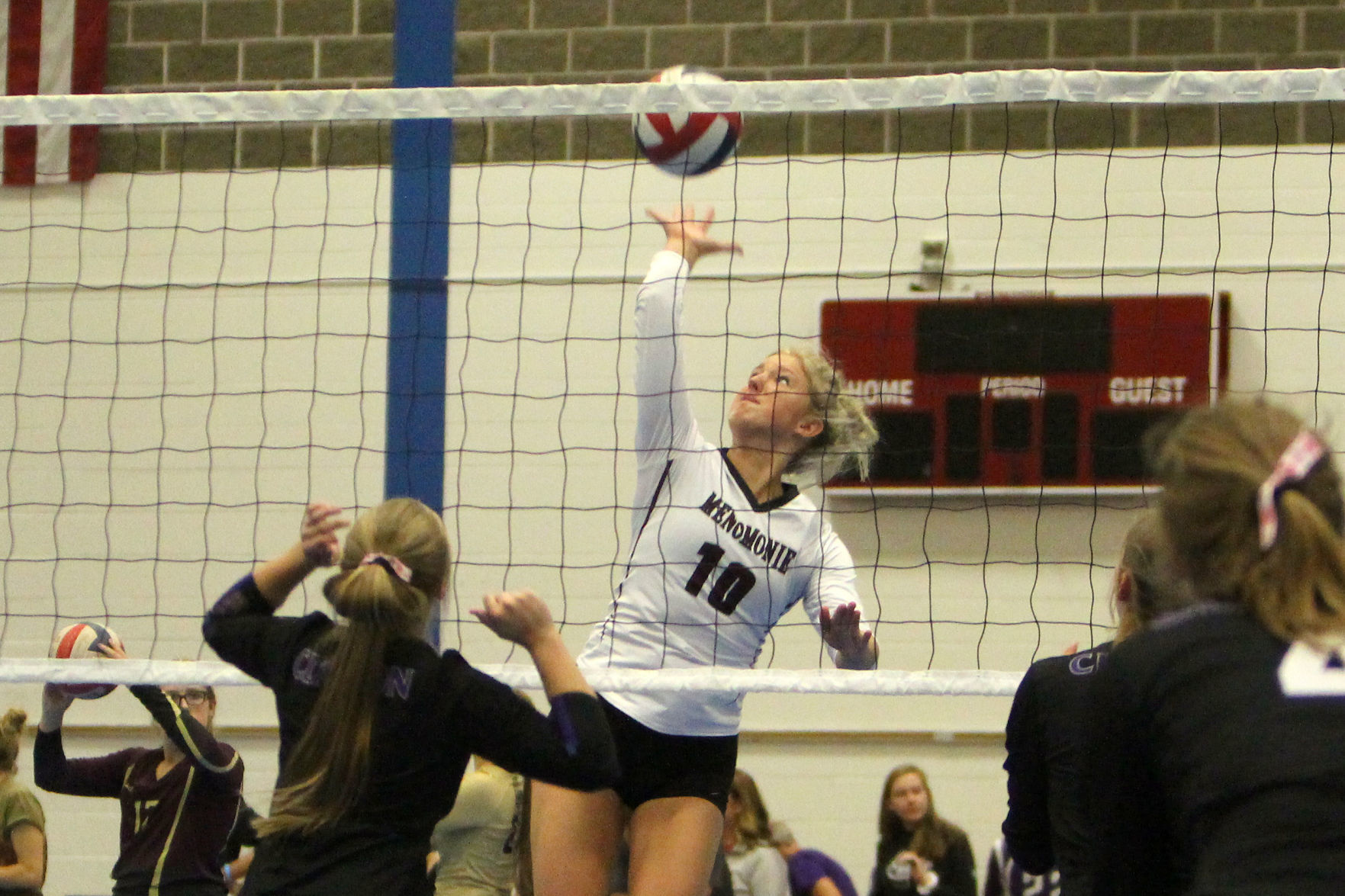 Prep volleyball sprawl at UW-Stout 8-31-19
